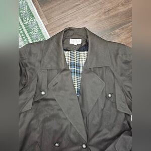 JOHN WEITZ TRENCH COAT MADE IN POLAND SZ 16